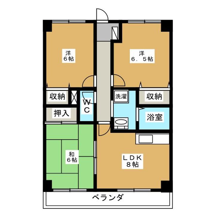 ハートピア2の間取り