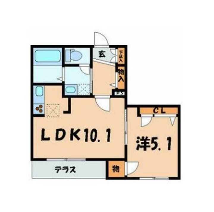 東京都江戸川区北小岩5(マンション)の賃貸物件の間取り