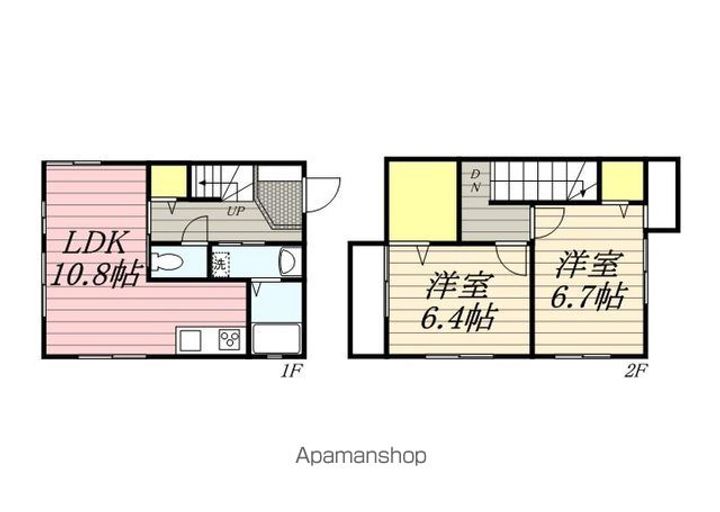 静岡県浜松市中央区領家1(一戸建)の賃貸物件の間取り
