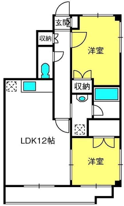 オーネストの間取り