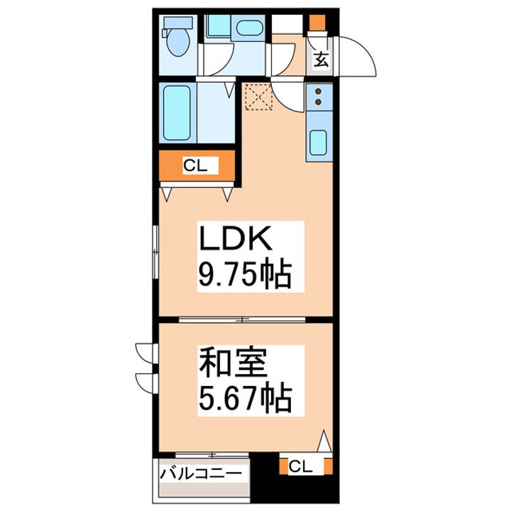 Lemiek土河原町の間取り