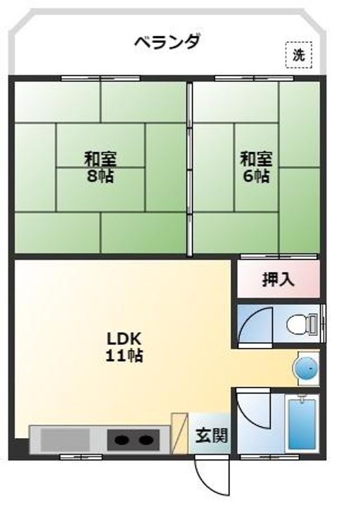 ミヤシロビルの間取り