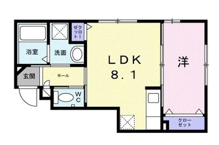 東京都杉並区高円寺南3(マンション)の賃貸物件の間取り