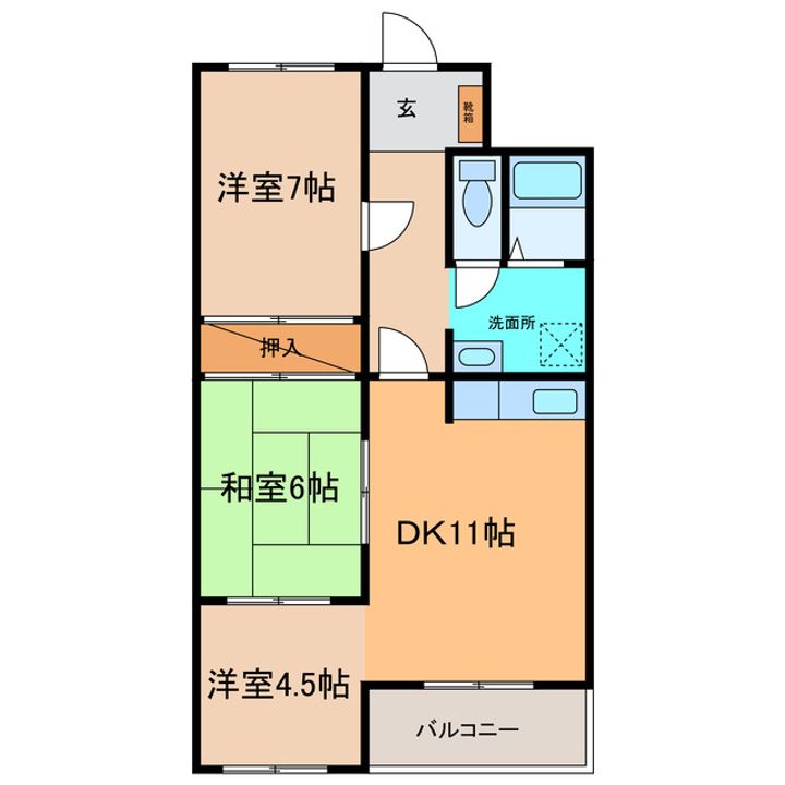 ヴェルデの間取り