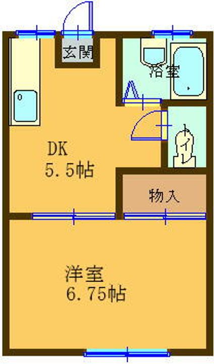 アネックス総社の間取り