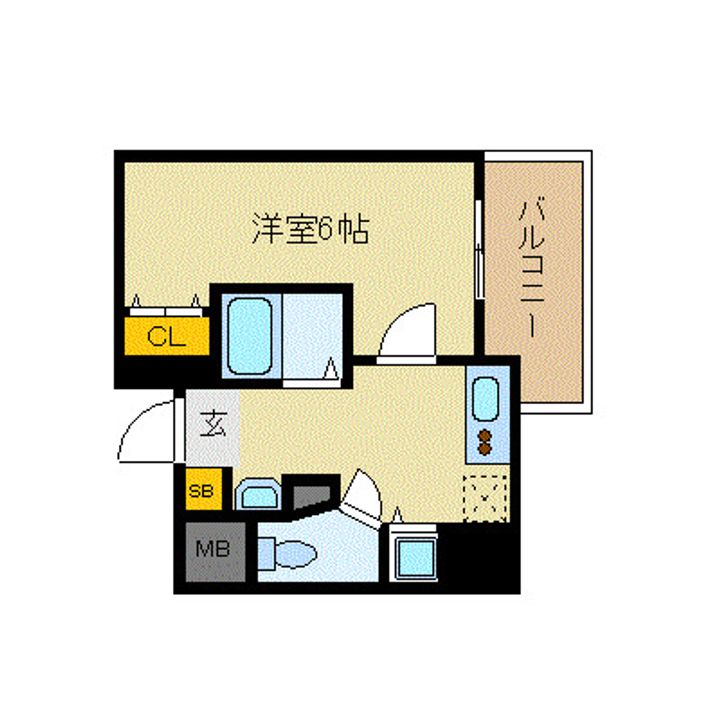 プレサンス天満ステーションフロントの間取り