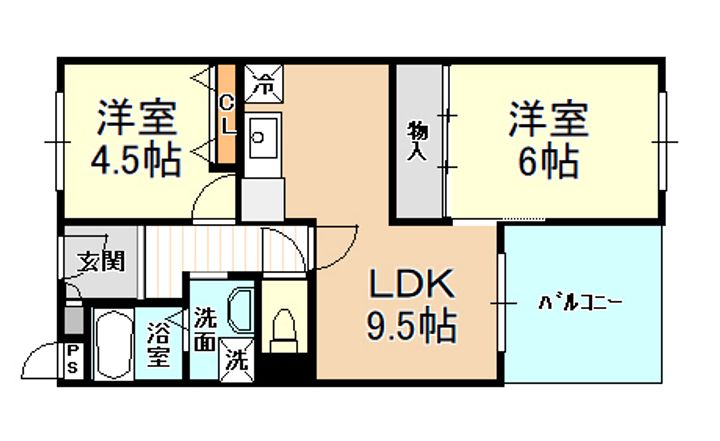 パレエレガンスの間取り