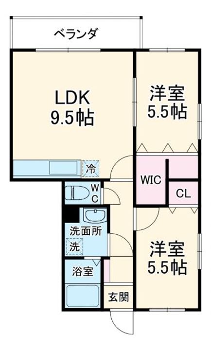 ポディウム南行徳の間取り