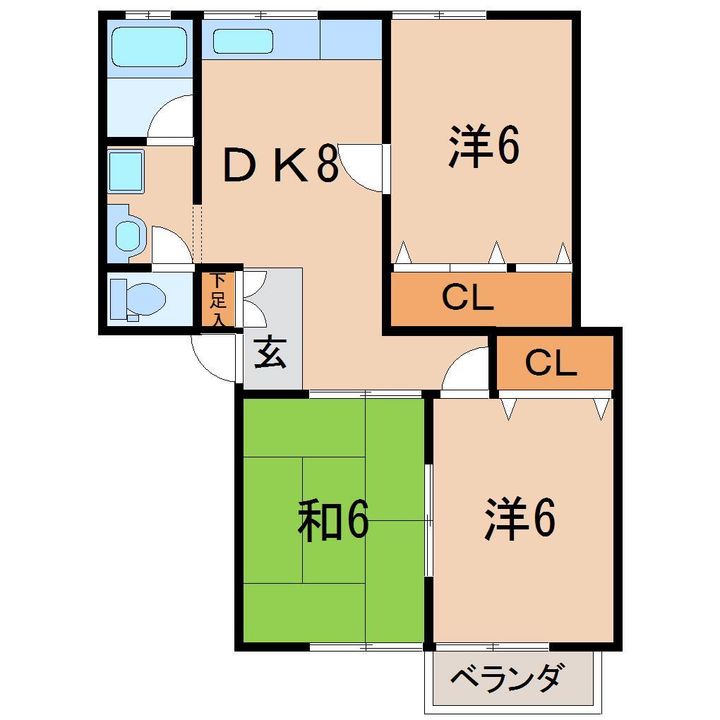 パレス アザレアの間取り