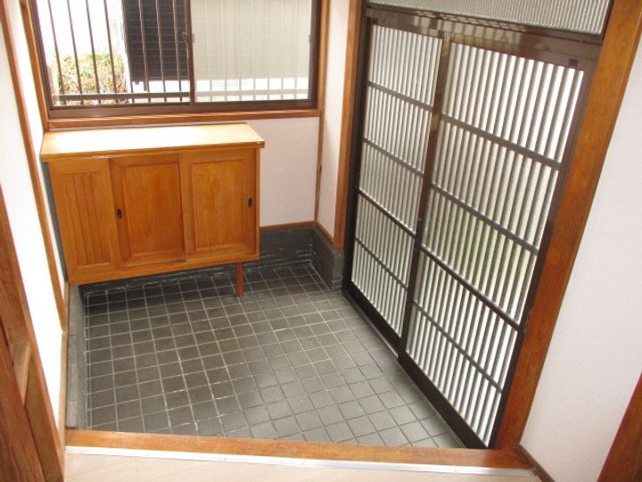 奈良県大和郡山市九条町(一戸建)の賃貸物件の玄関