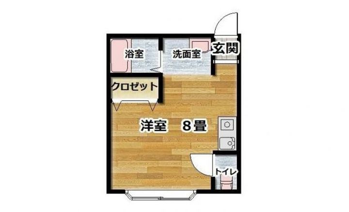 福島県郡山市八山田5(アパート)の賃貸物件の間取り