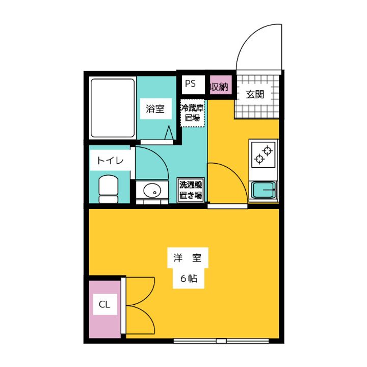 早稲田鶴巻町IMAハウスの間取り