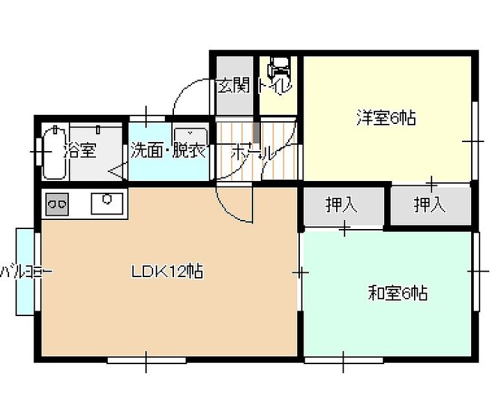 パティオルナ弐番館の間取り