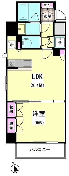 エスティメゾン大井仙台坂の間取り