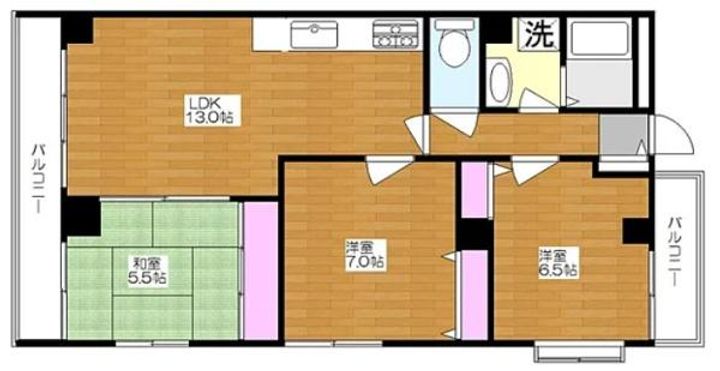 東京都世田谷区羽根木2(マンション)の賃貸物件の間取り