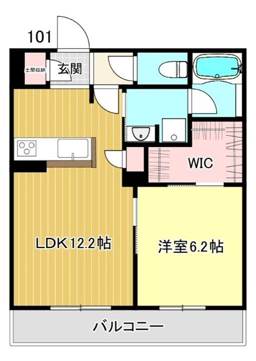 ブランバーチ ネストの間取り