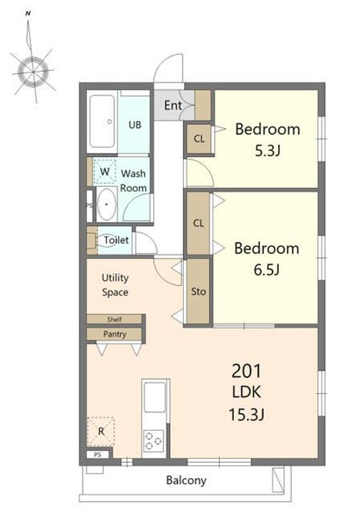 東京都杉並区下井草4(アパート)の賃貸物件の間取り