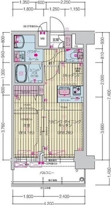 プレサンス桜山駅前アフォードの間取り