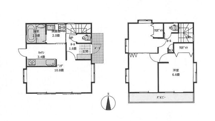 東京都練馬区大泉町2(一戸建)の賃貸物件の間取り