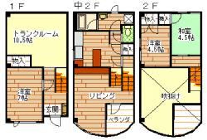 レジデンスコンフォールの間取り