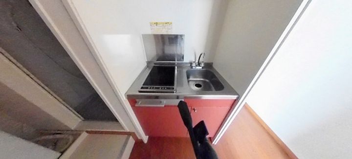 レオパレスfloraIIのキッチン