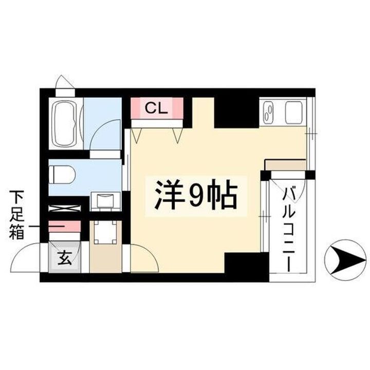 ベレーサ新瑞橋の間取り