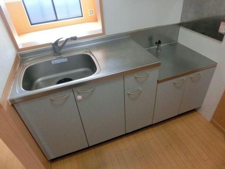 山口県岩国市通津(アパート)の賃貸物件のキッチン