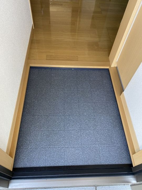 神奈川県秦野市北矢名(アパート)の賃貸物件の玄関