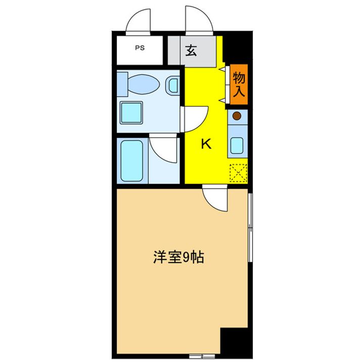 岐阜県岐阜市玉姓町3(マンション)の賃貸物件の間取り
