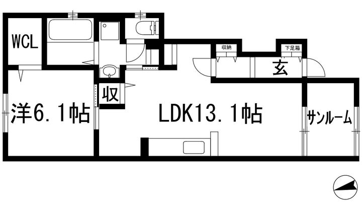 ジオウエストの間取り