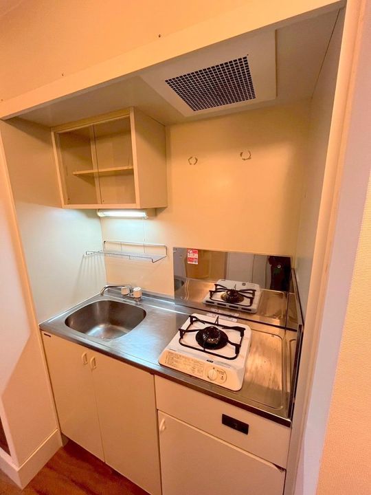鹿児島県鹿児島市平之町(マンション)の賃貸物件のキッチン