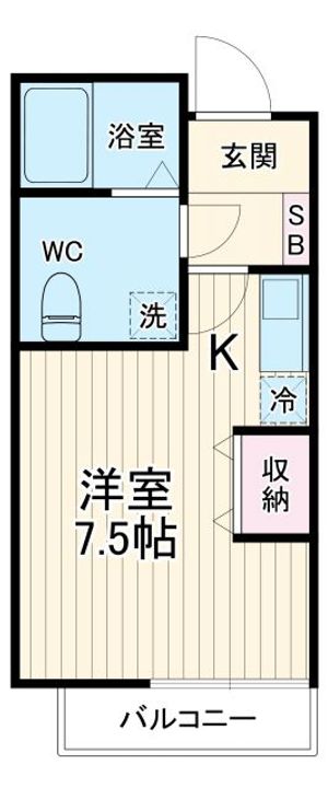 ロワール湘南 Gの間取り