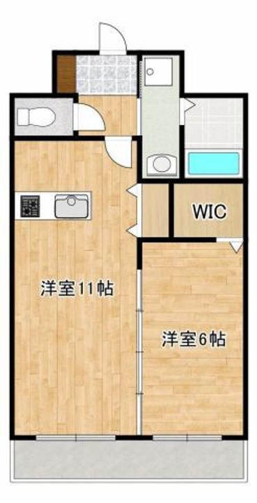 熊本県菊池郡菊陽町光の森2(マンション)の賃貸物件の間取り