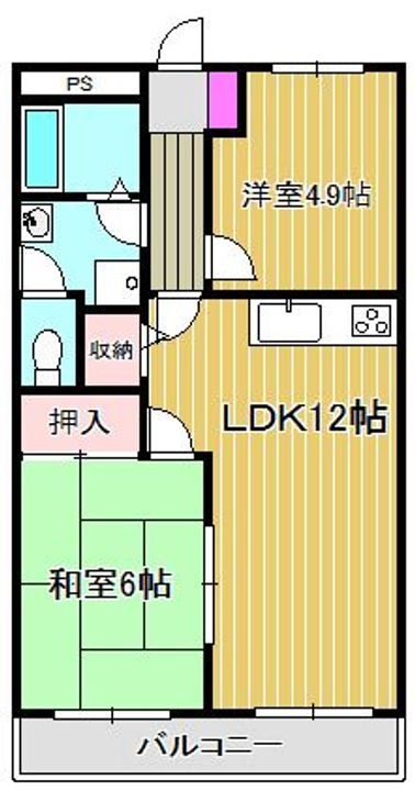 パレスサントピアIの間取り