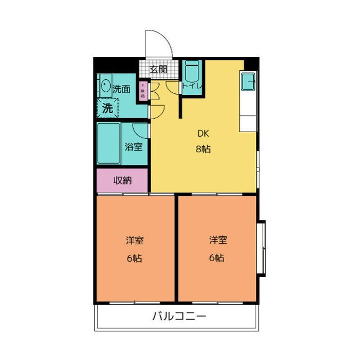 エステートアベの間取り