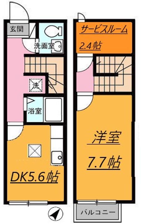 サンフォレストIIの間取り