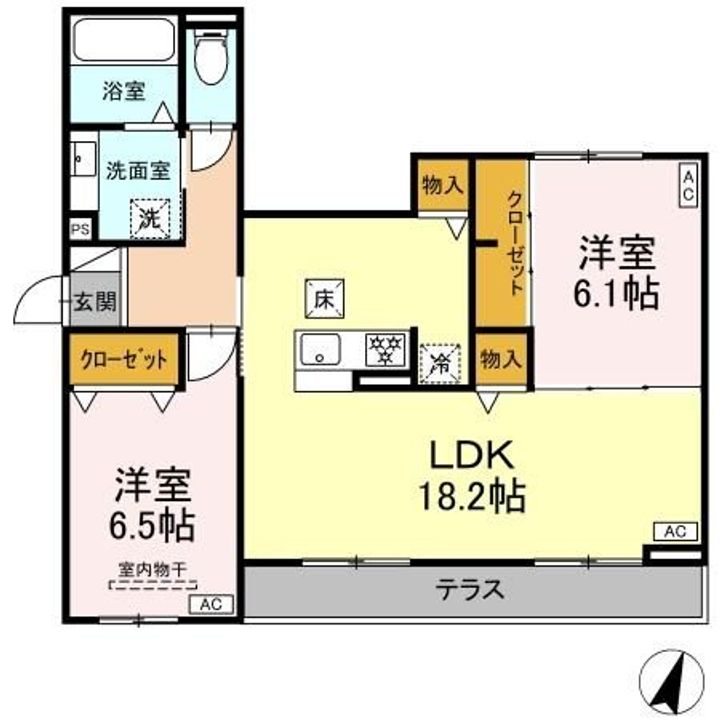 D-avance牟呂の間取り
