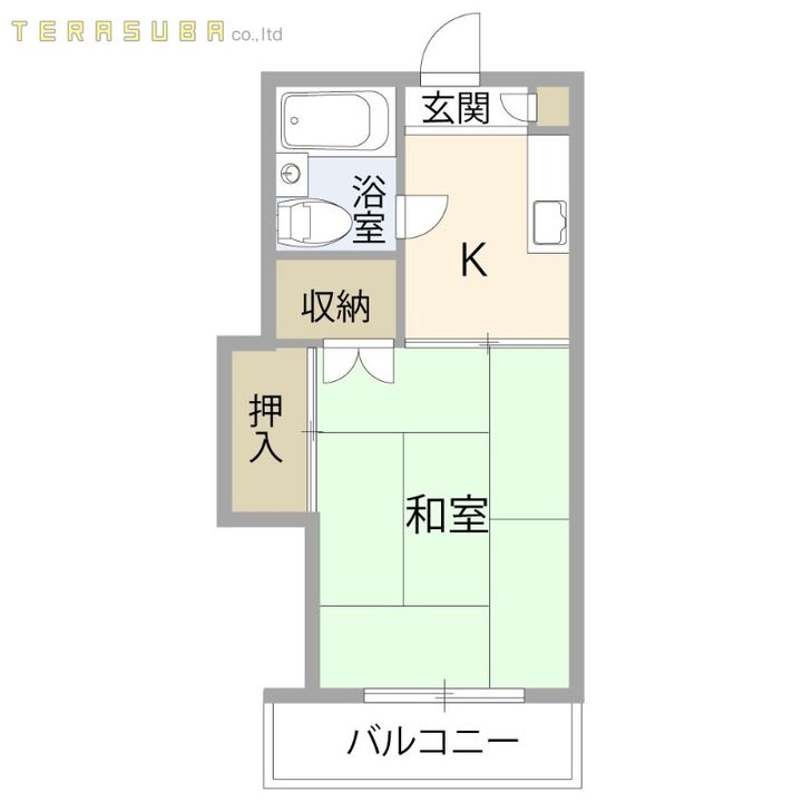 コーポいたいの間取り