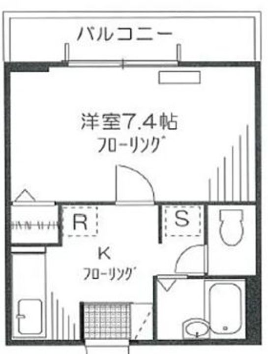 東京都練馬区中村北4(マンション)の賃貸物件の間取り