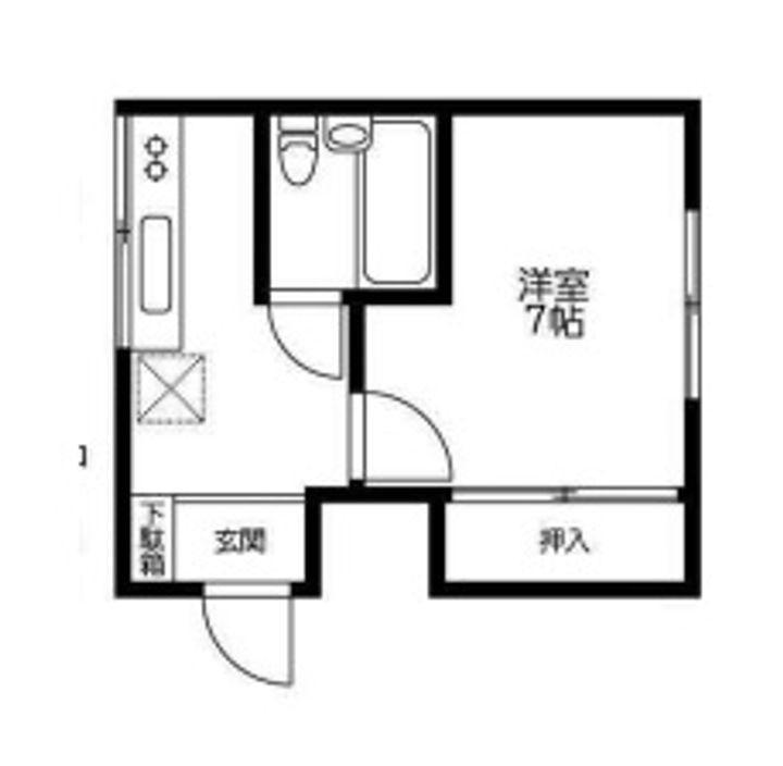 東京都足立区中央本町2(マンション)の賃貸物件の間取り