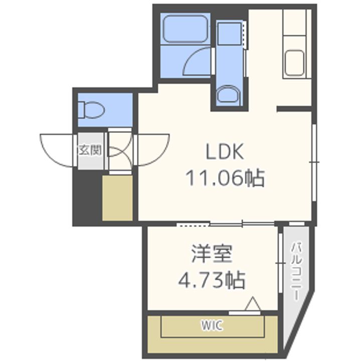 NOBLESSE札幌南6条の間取り