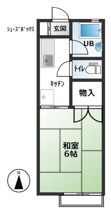 コーポアザレアの間取り