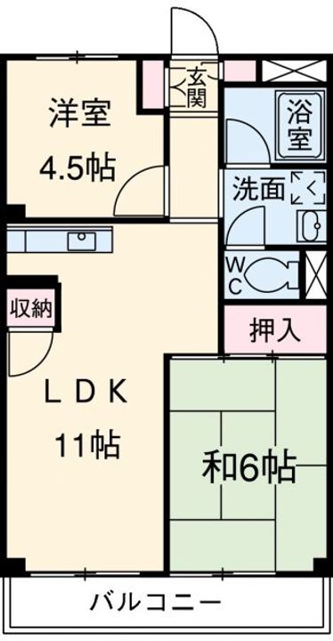 山口マンションの間取り