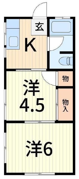 新井マンションの間取り