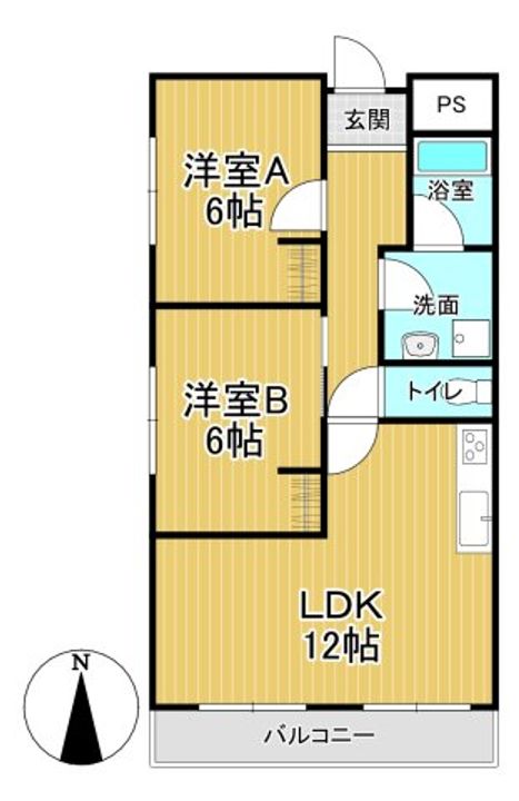 パークマンション天神の間取り