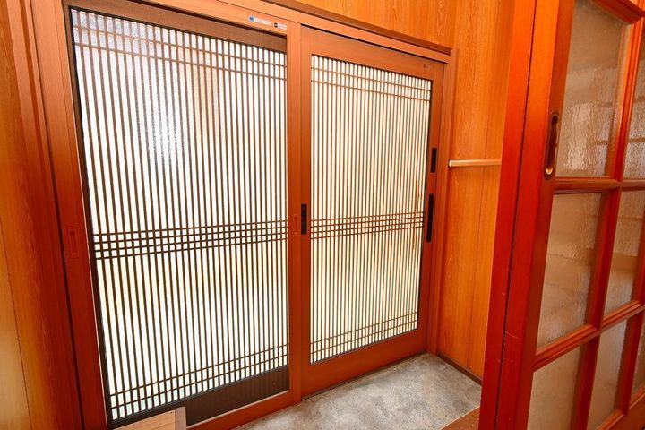 群馬県桐生市菱町4(一戸建)の賃貸物件の玄関