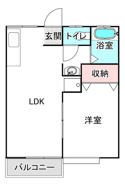 コーポユニゾンの間取り