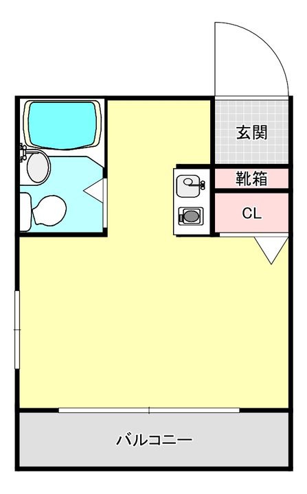 ハイツベルエールの間取り