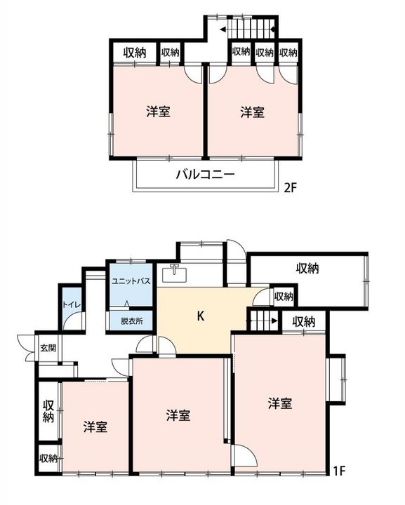 宮城県仙台市太白区恵和町(一戸建)の賃貸物件の間取り