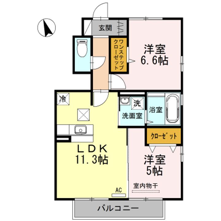 ロン・ラポールの間取り